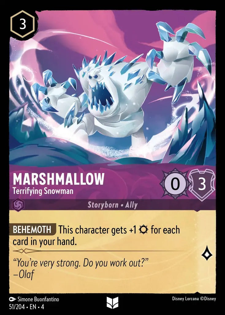 051/204-EN-4: Marshmallow - Terrifying Snowman