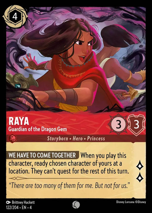 122/204-EN-4: Raya - Guardian of the Dragon Gem