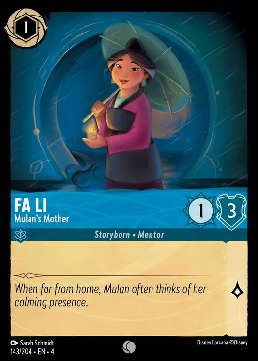 143/204-EN-4: Fa Li - Mulan's Mother