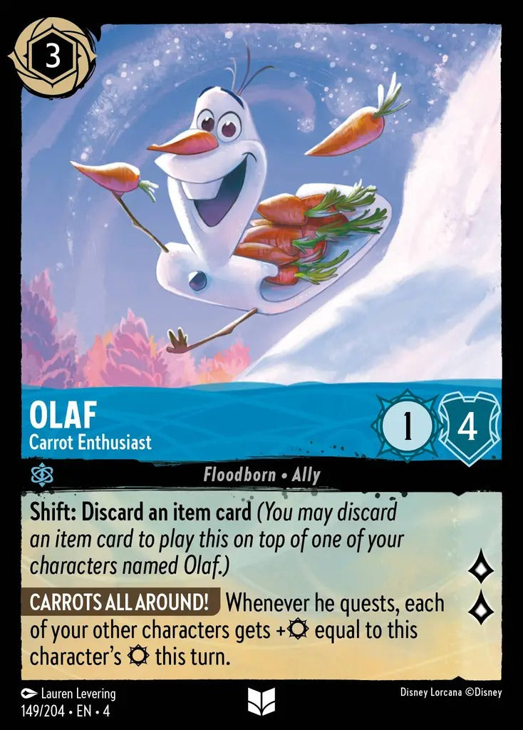 149/204-EN-4: Olaf - Carrot Enthusiast