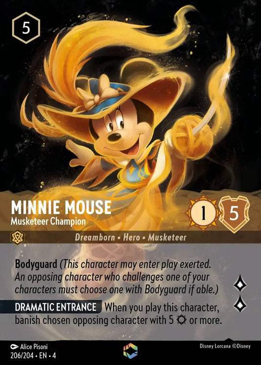 206/204-EN-4: Minnie Mouse - Musketeer Champion
