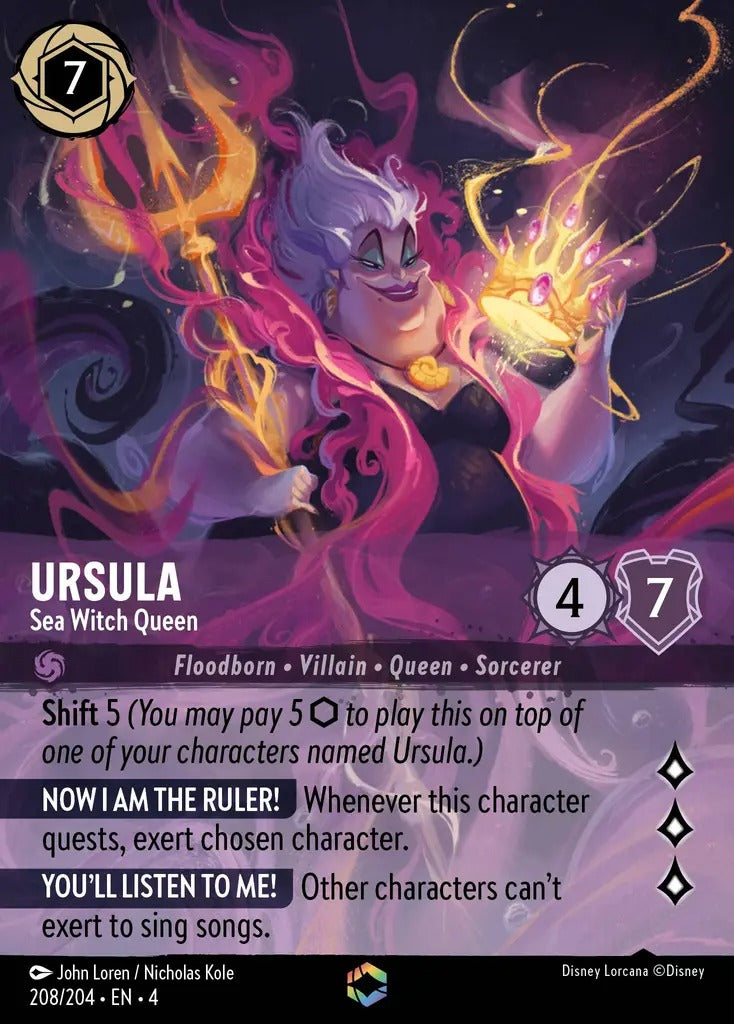208/204-EN-4: Ursula - Sea Witch Queen