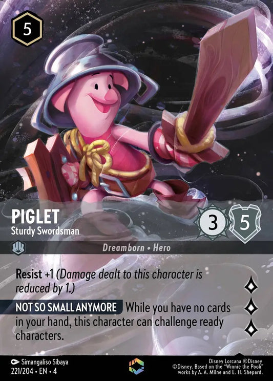 221/204-EN-4: Piglet - Sturdy Swordsman
