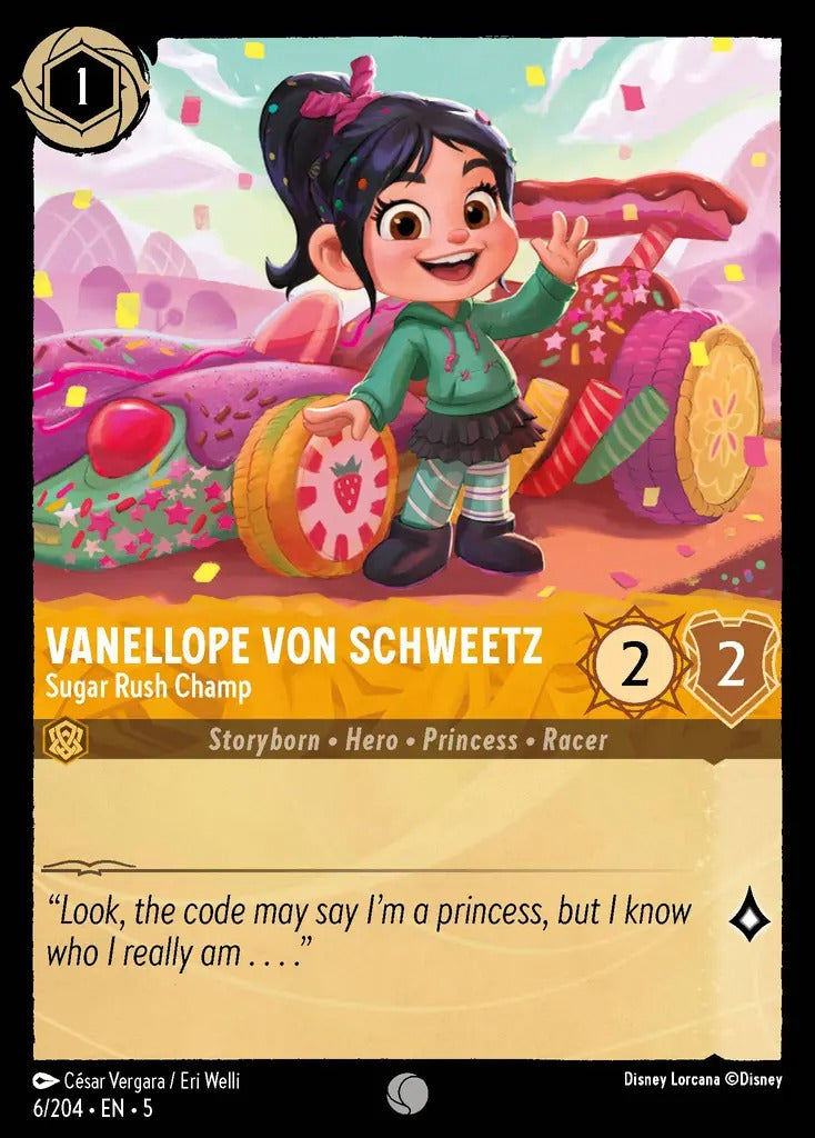 006/204-EN-5: Vanellope von Schweetz - Sugar Rush Champ