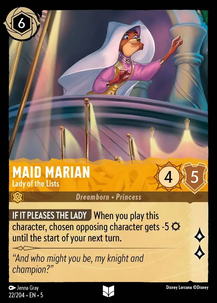 022/204-EN-5: Maid Marian - Lady of the Lists