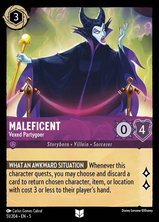 051/204-EN-5: Maleficent - Vexed Partygoer