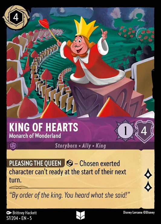 057/204-EN-5: King of Hearts - Monarch of Wonderland