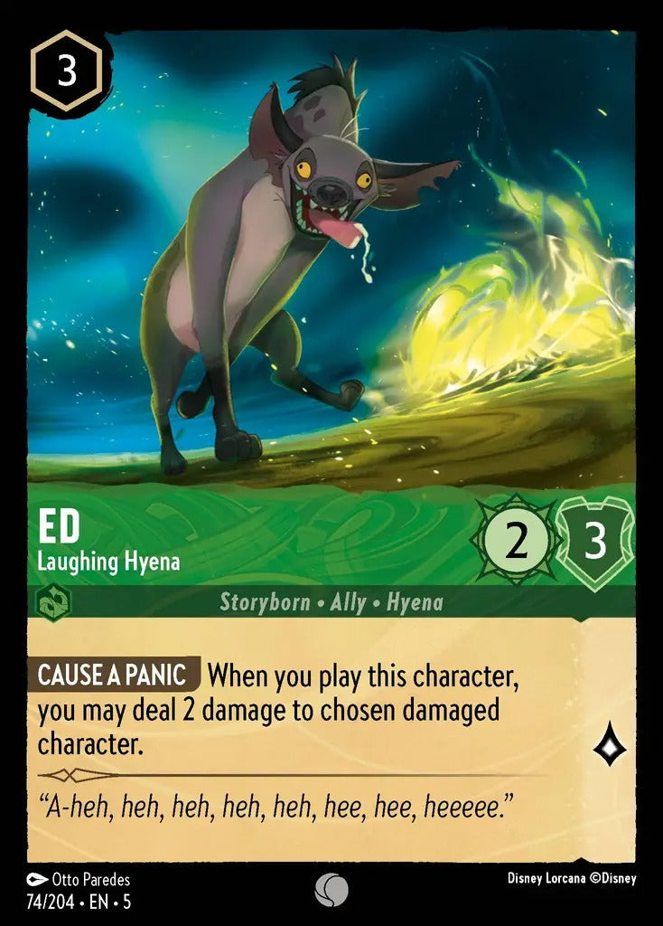 074/204-EN-5: Ed - Laughing Hyena
