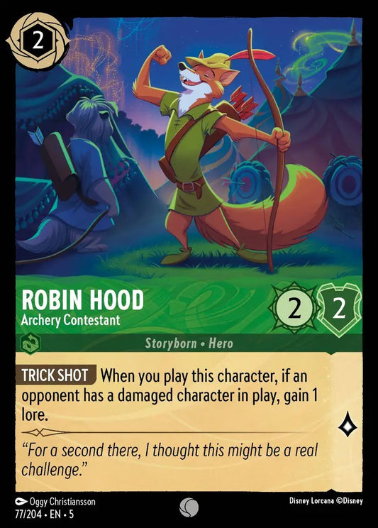 077/204-EN-5: Robin Hood - Archery Contestant