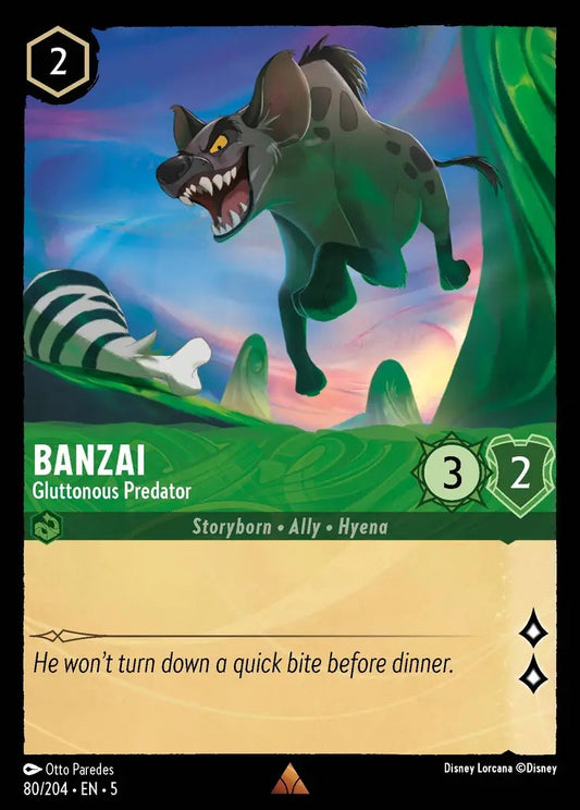 080/204-EN-5: Banzai - Gluttonous Predator