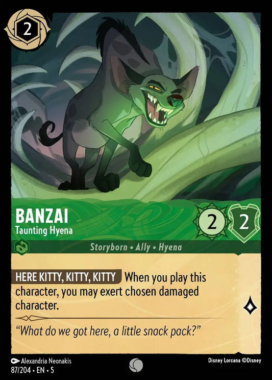 087/204-EN-5: Banzai - Taunting Hyena