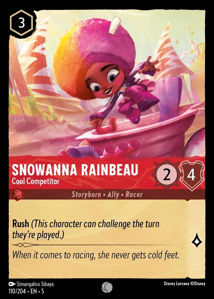 110/204-EN-5: Snowanna Rainbeau - Cool Competitor
