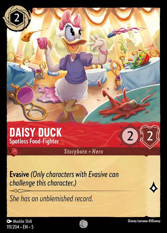 111/204-EN-5: Daisy Duck - Spotless Food-Fighter