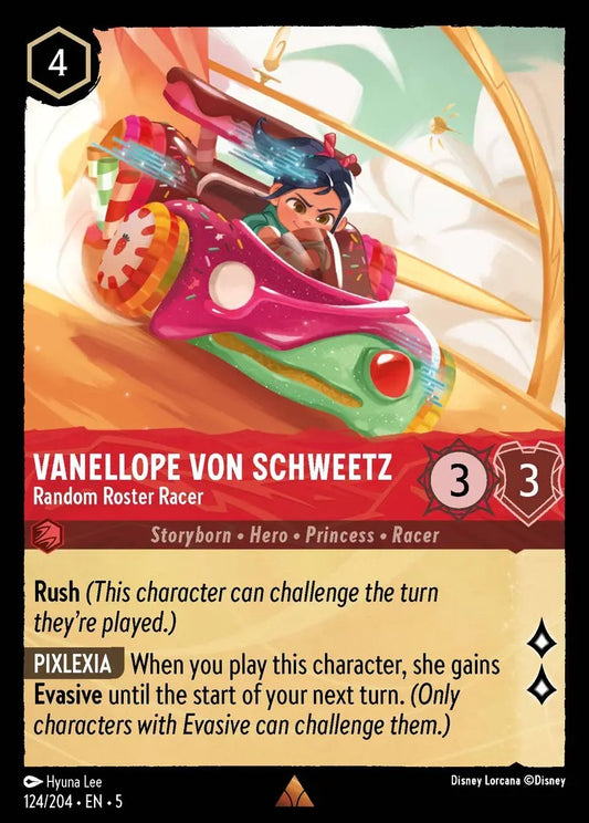 124/204-EN-5: Vanellope Von Schweetz - Random Roster Racer