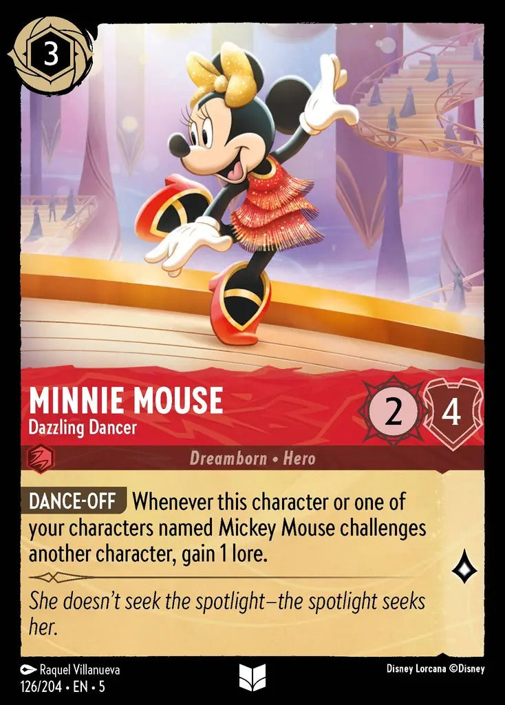 126/204-EN-5: Minnie Mouse - Dazzling Dancer
