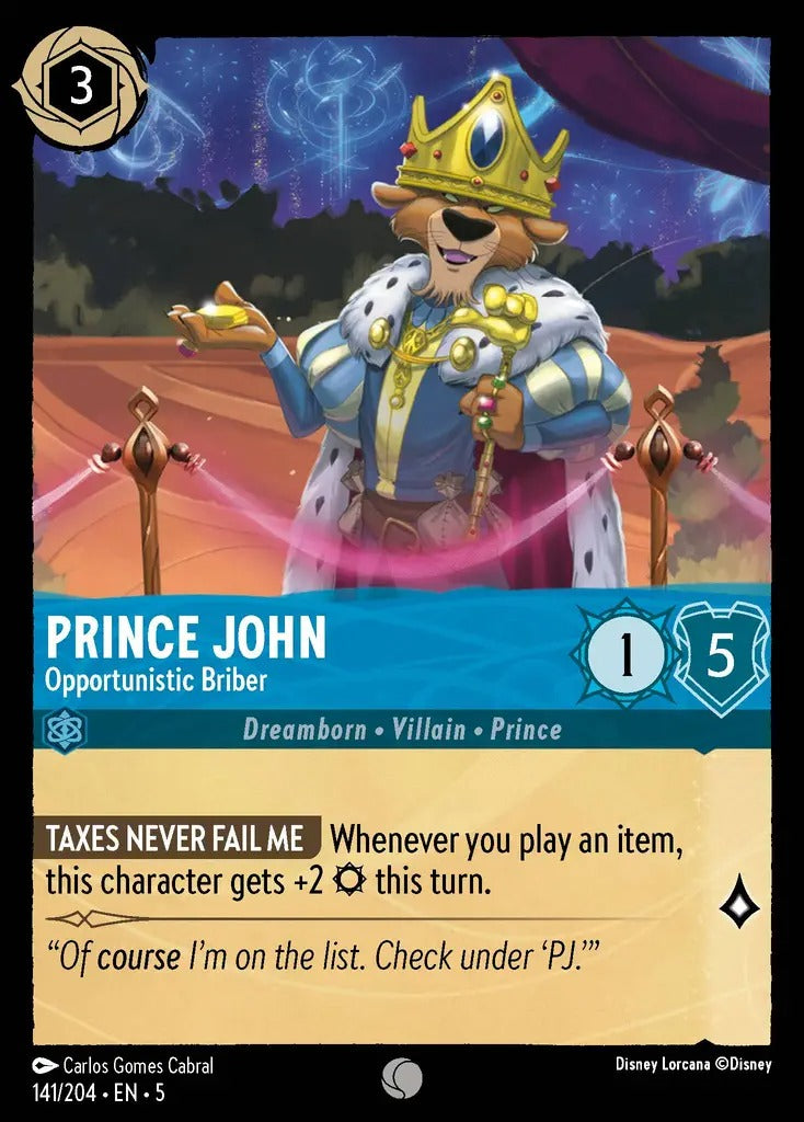 141/204-EN-5: Prince John - Opportunistic Briber