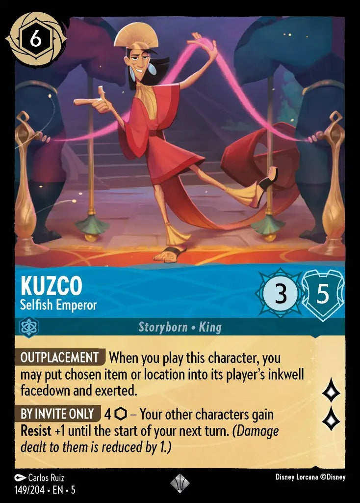 149/204-EN-5: Kuzco - Selfish Emperor