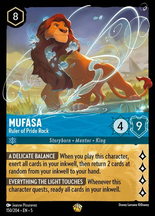 150/204-EN-5: Mufasa - Ruler of Pride Rock