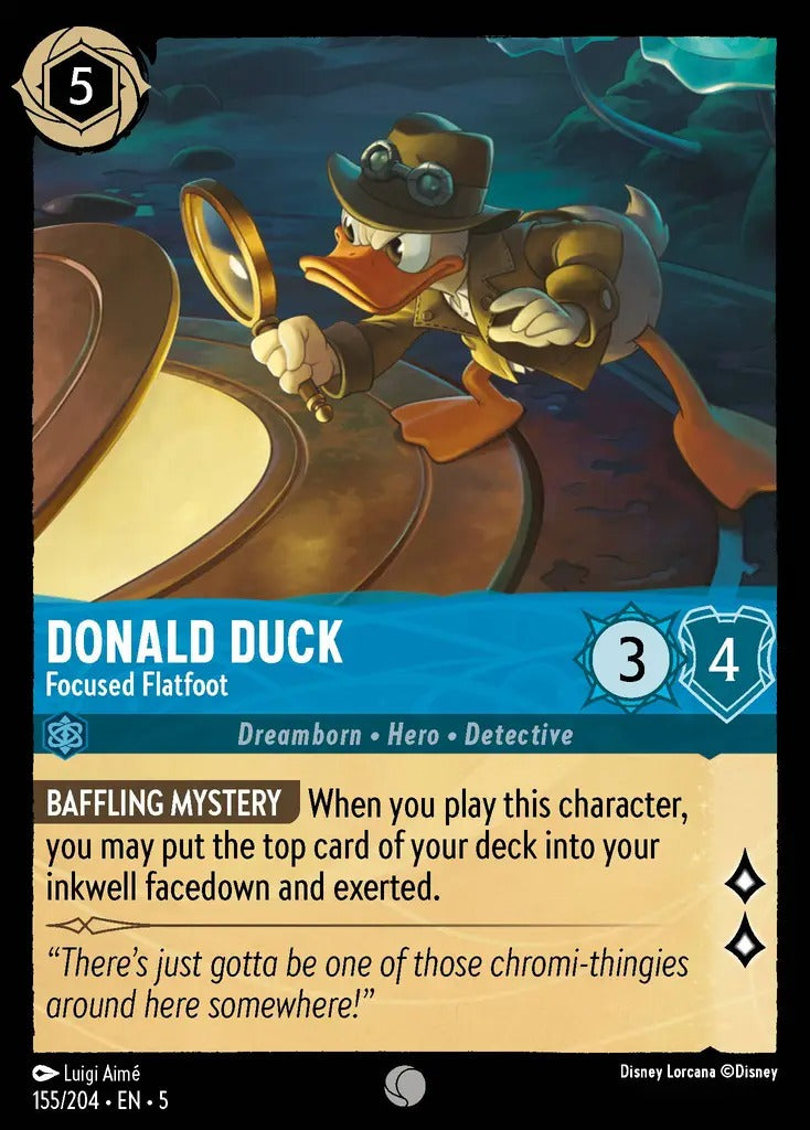 155/204-EN-5: Donald Duck - Focused Flatfoot