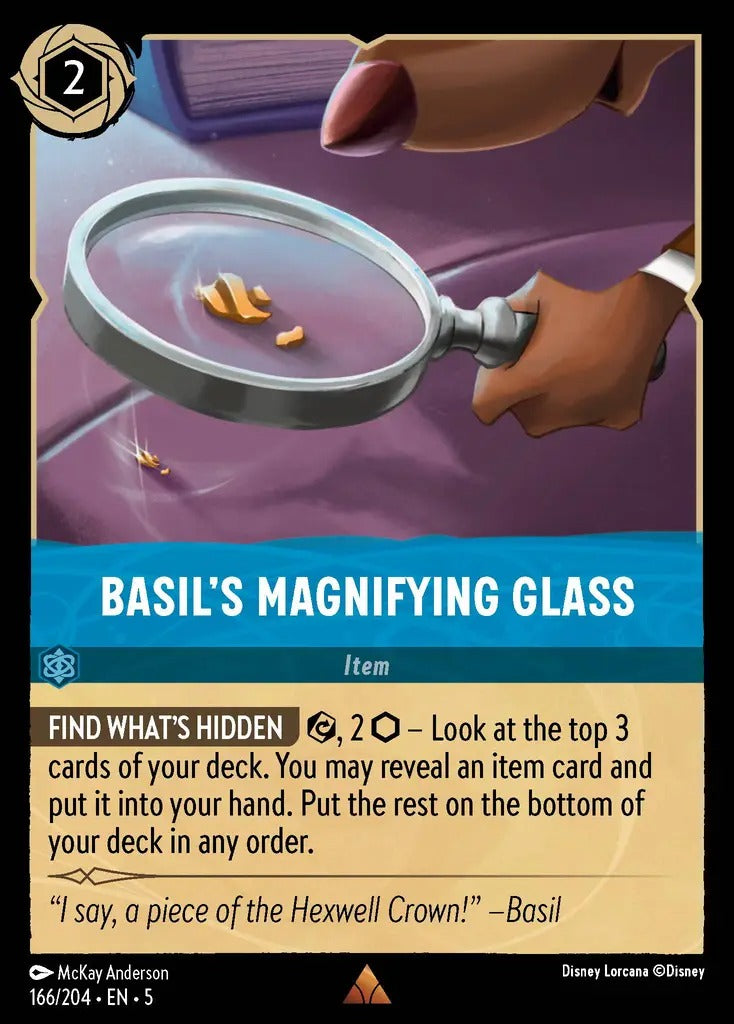 166/204-EN-5: Basils Magnifying Glass