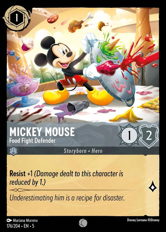 176/204-EN-5: Mickey Mouse - Food Fight Defender