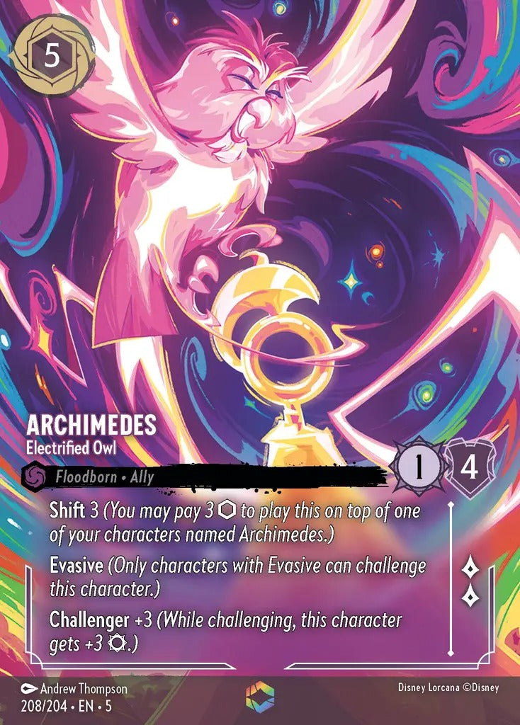 208/204-EN-5: Archimedes - Electrified Owl