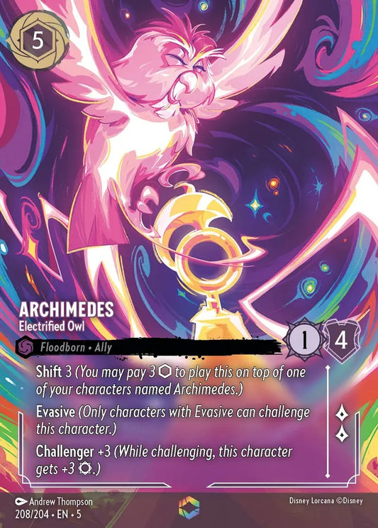 208/204-EN-5: Archimedes - Electrified Owl
