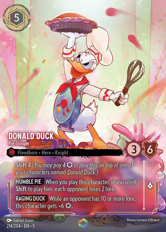 214/204-EN-5: Donald Duck - Pie Slinger