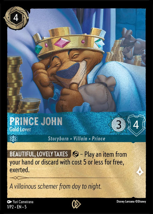 1/P2-EN-5: Prince John - Gold Lover