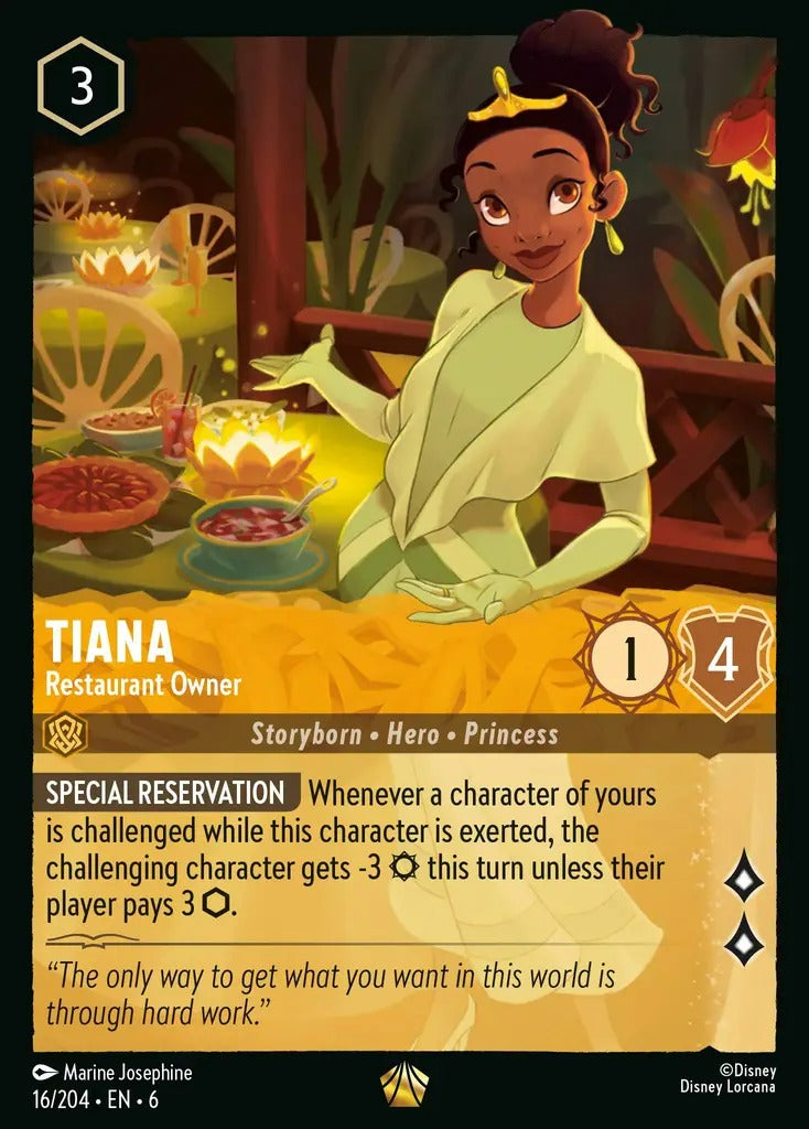 016/204-EN-6: Tiana - Restaurant Owner