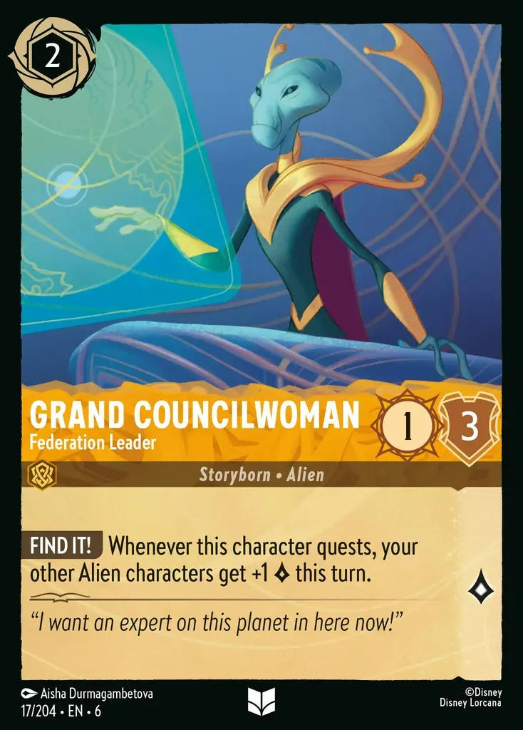 017/204-EN-6: Grand Councilwoman - Federation Leader