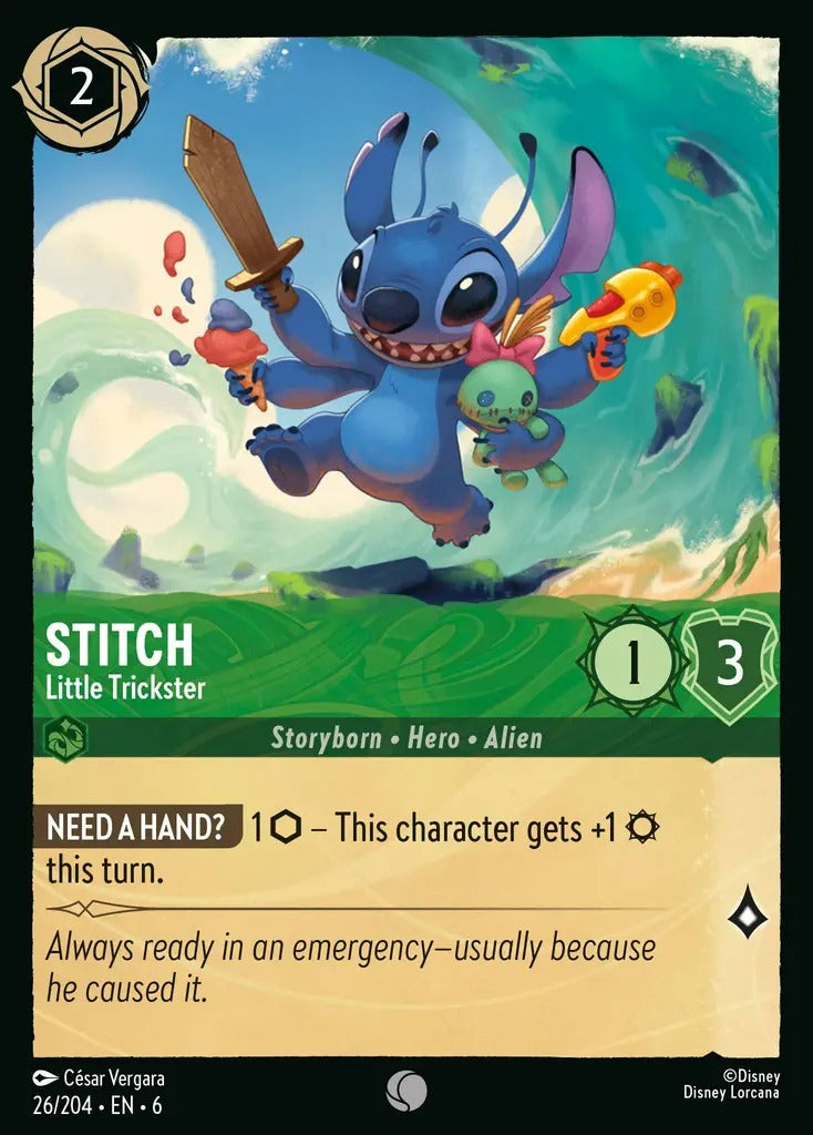 026/204-EN-6: Stitch - Little Trickster