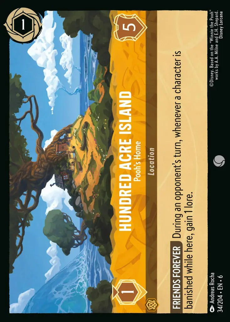 034/204-EN-6: Hundred Acre Island - Pooh's Home