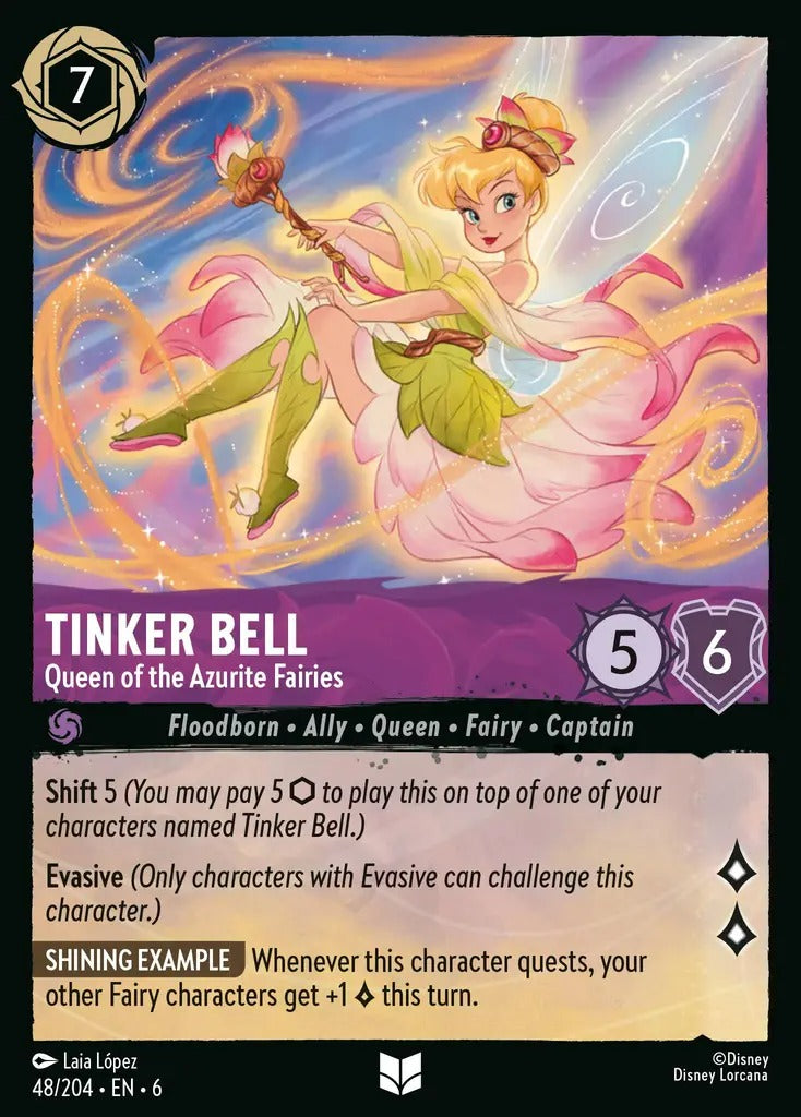 048/204-EN-6: Tinker Bell - Queen of the Azurite Fairies