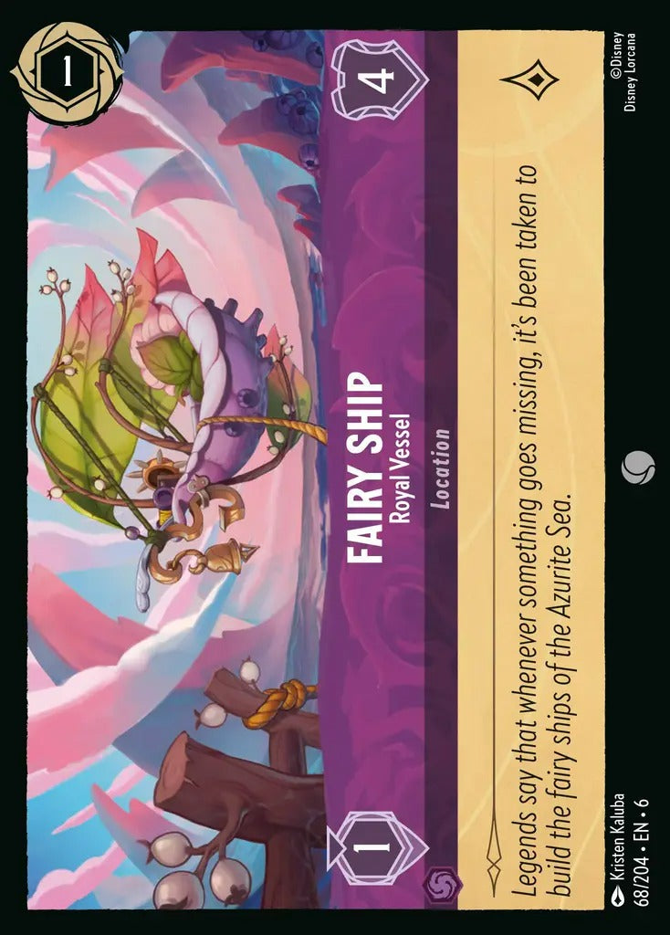 068/204-EN-6: Fairy Ship - Royal Vessel
