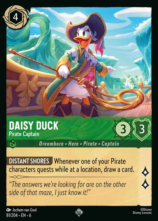 081/204-EN-6: Daisy Duck - Pirate Captain