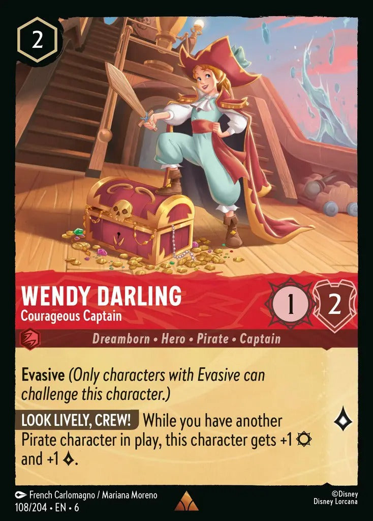108/204-EN-6: Wendy Darling - Courageous Captain