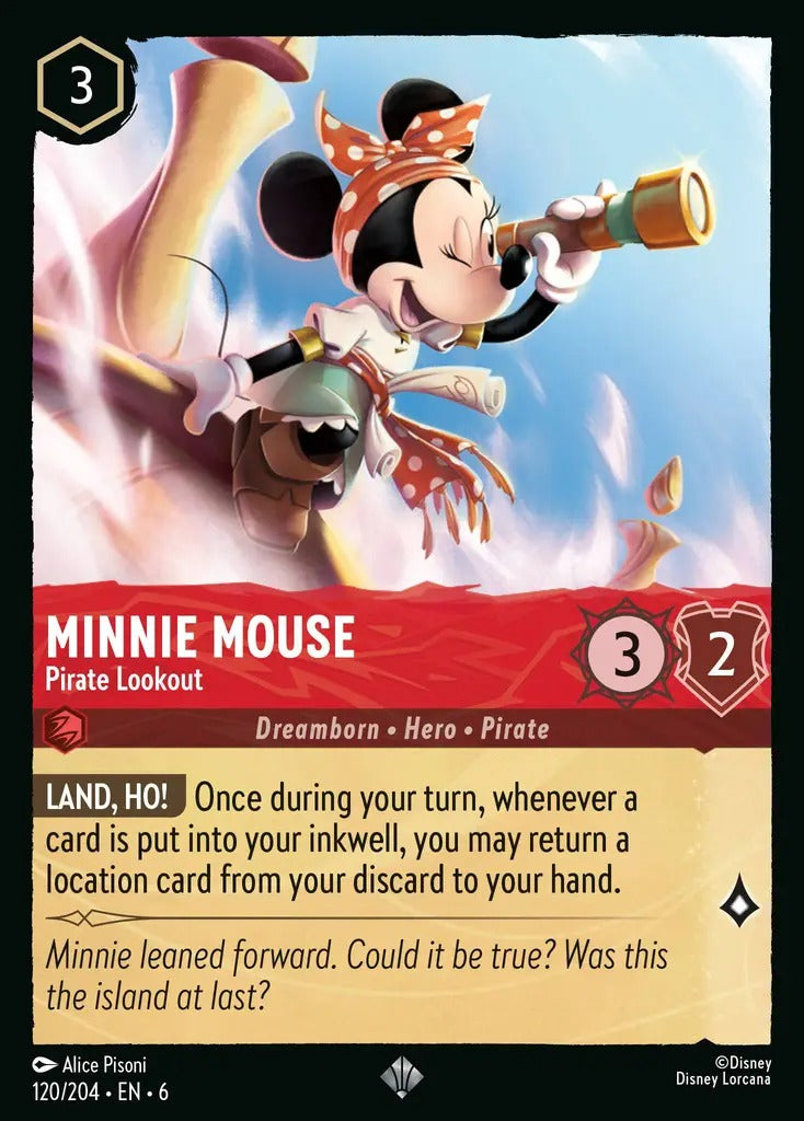 120/204-EN-6: Minnie Mouse - Pirate Lookout