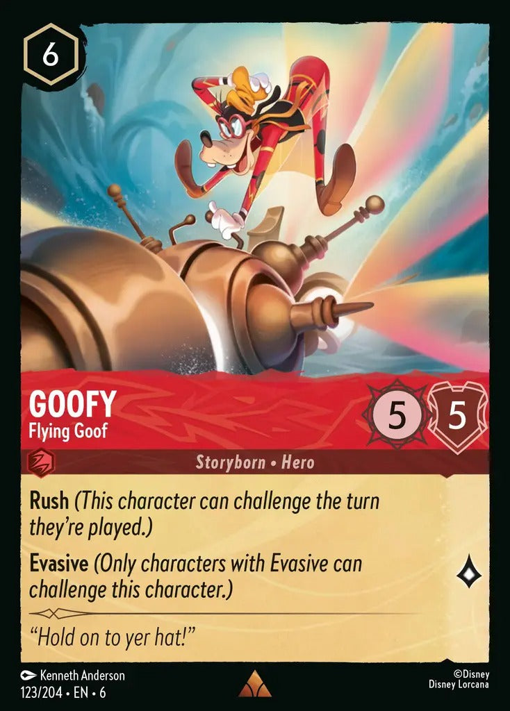 123/204-EN-6: Goofy - Flying Goof