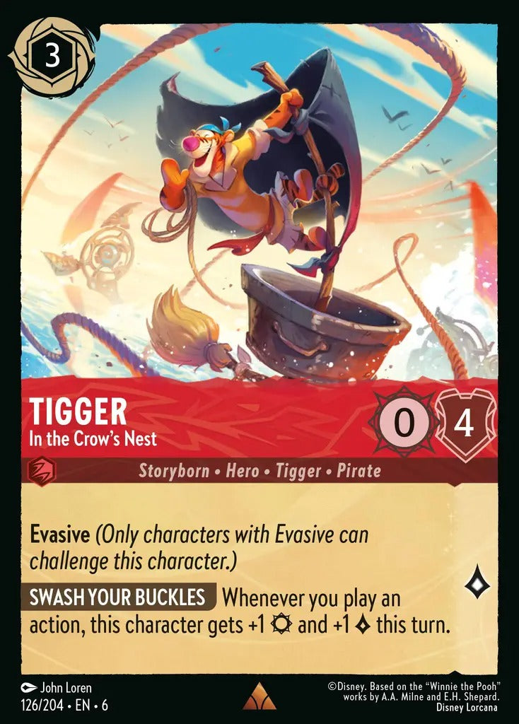 126/204-EN-6: Tigger - In the Crow's Nest