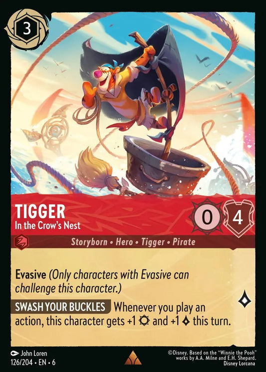 126/204-EN-6: Tigger - In the Crow's Nest