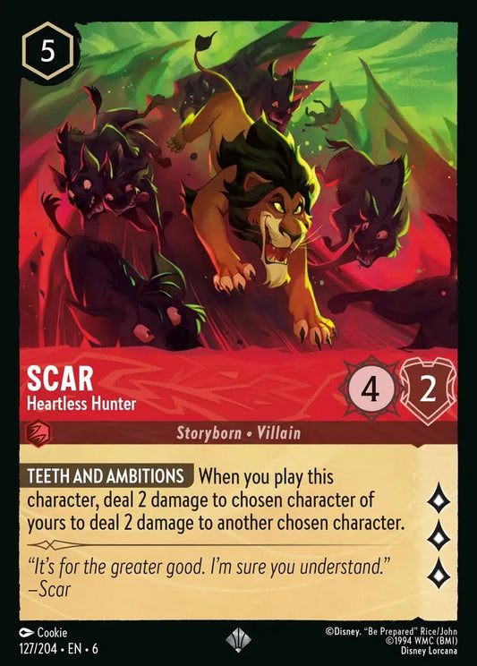 127/204-EN-6: Scar - Heartless Hunter
