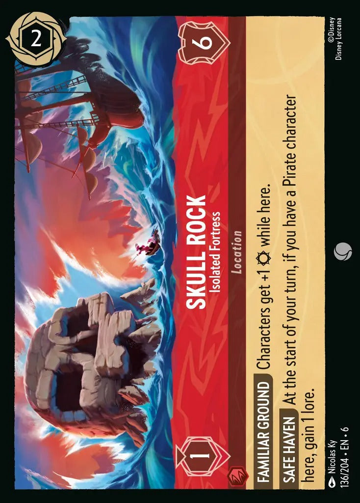 136/204-EN-6: Skull Rock - Isolated Fortress