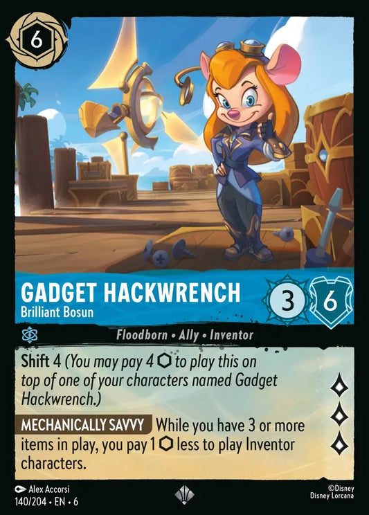 140/204-EN-6: Gadget Hackwrench - Brilliant Bosun