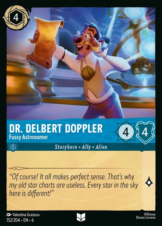 152/204-EN-6: Dr. Delbert Doppler - Fussy Astronomer