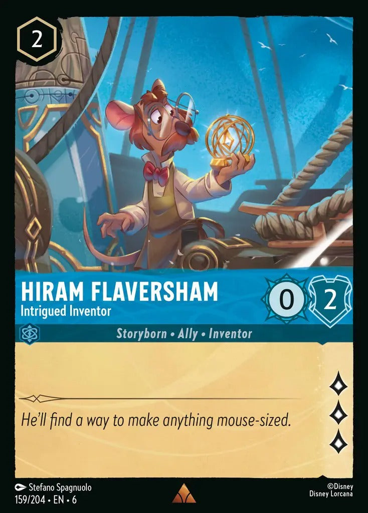 159/204-EN-6: Hiram Flaversham - Intrigued Inventor
