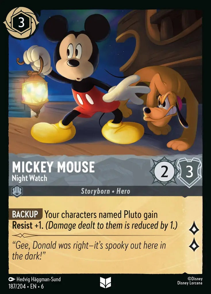 187/204-EN-6: Mickey Mouse - Night Watch
