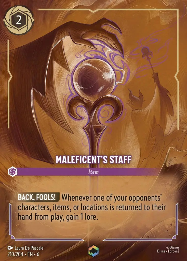 210/204-EN-6: Maleficents Staff