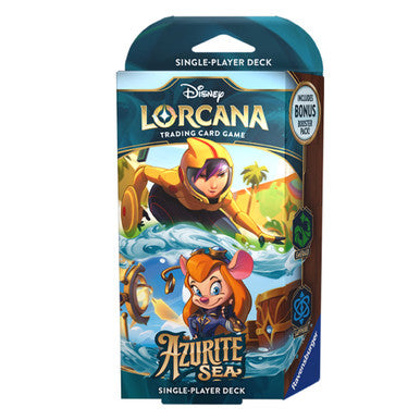 Set 6 Azurite Sea | Disney Lorcana by Ravensburger ENGLISH Starter Deck