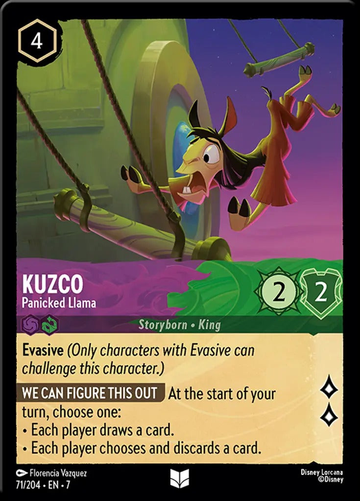 071/204-EN-7: Kuzco - Panicked Llama